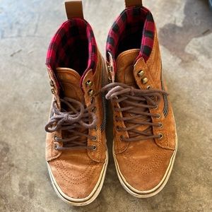 VANS SK8-HI MTE ALL WEATHER Glazed Ginger Brown marshmallow Skate suede Shoes